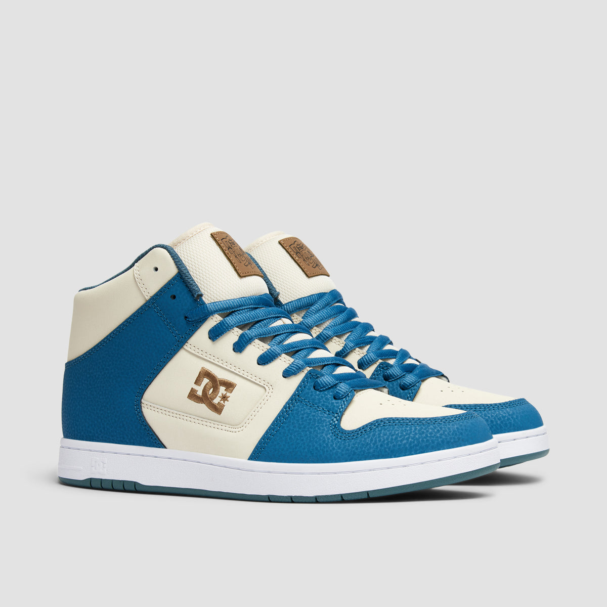 DC Manteca 4 High Top Shoes - Grey/Blue/White
