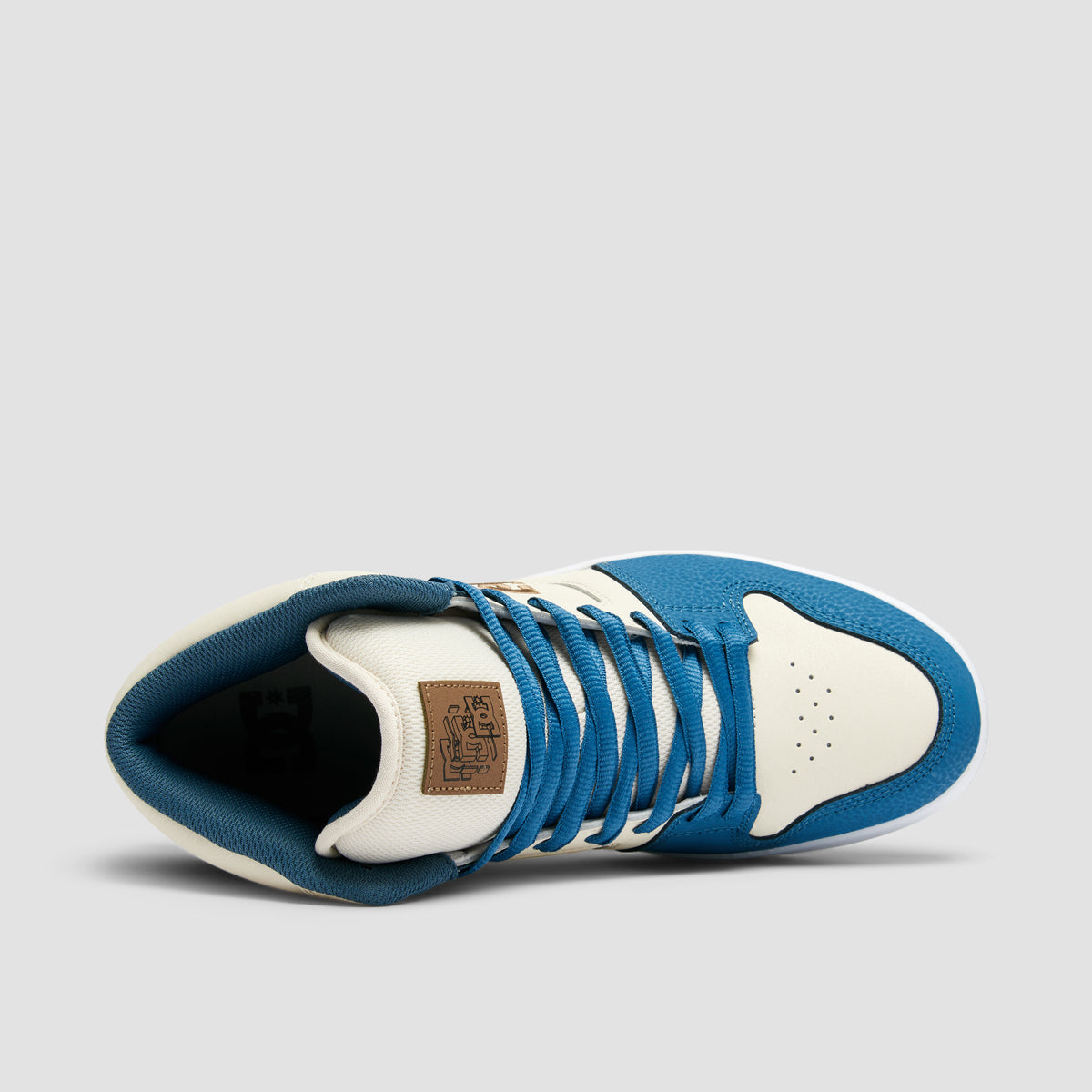 DC Manteca 4 High Top Shoes - Grey/Blue/White