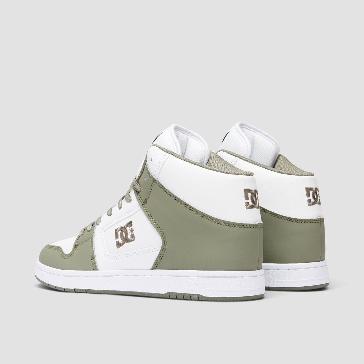 DC Manteca 4 High Top Shoes - White/Olive