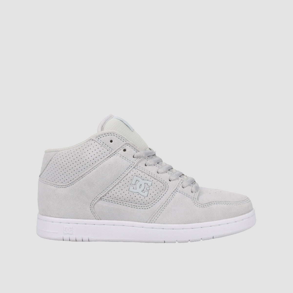DC Manteca 4 Mid Top Shoes - Light Grey - Womens