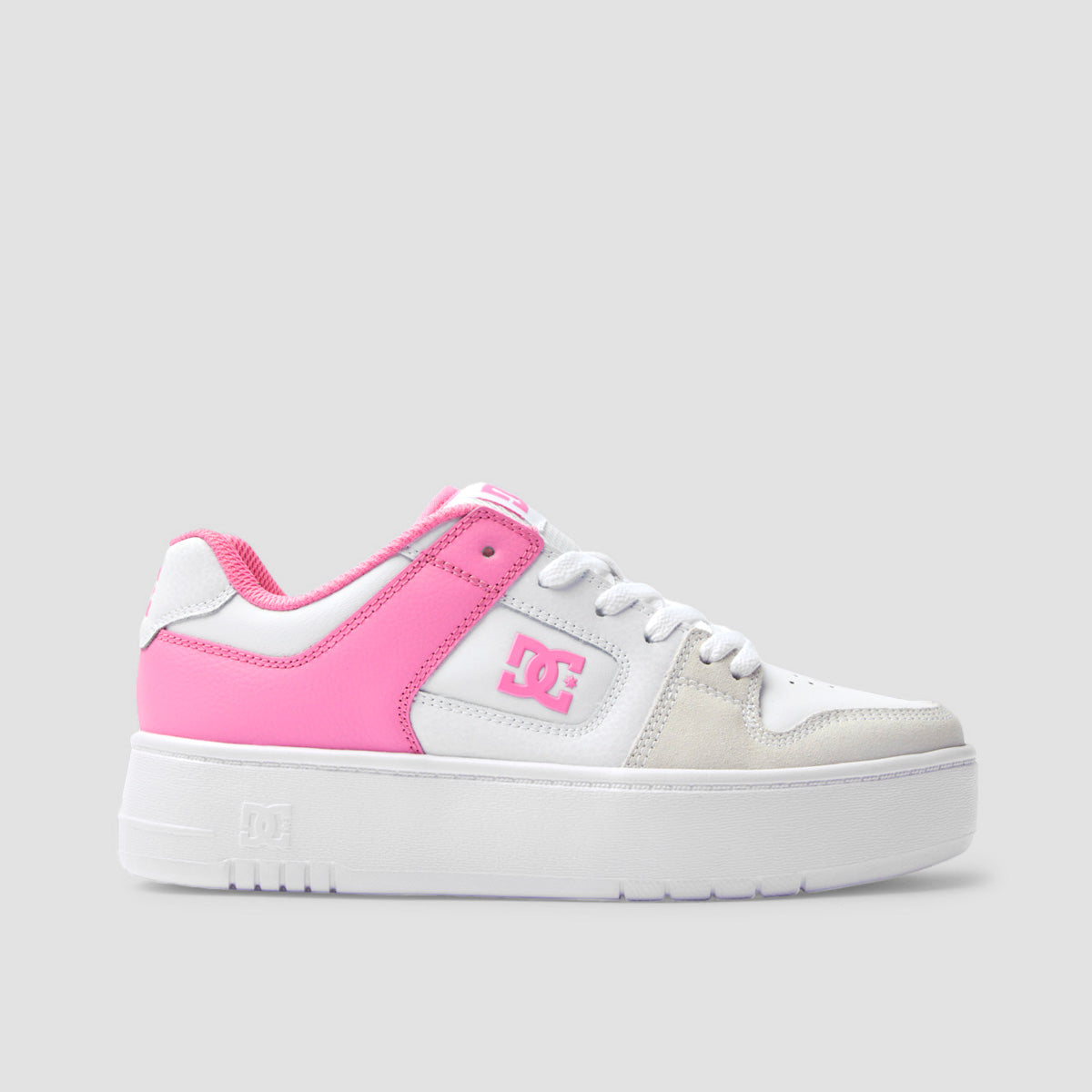 DC Manteca 4 Platform Shoes - Pink/White - Womens