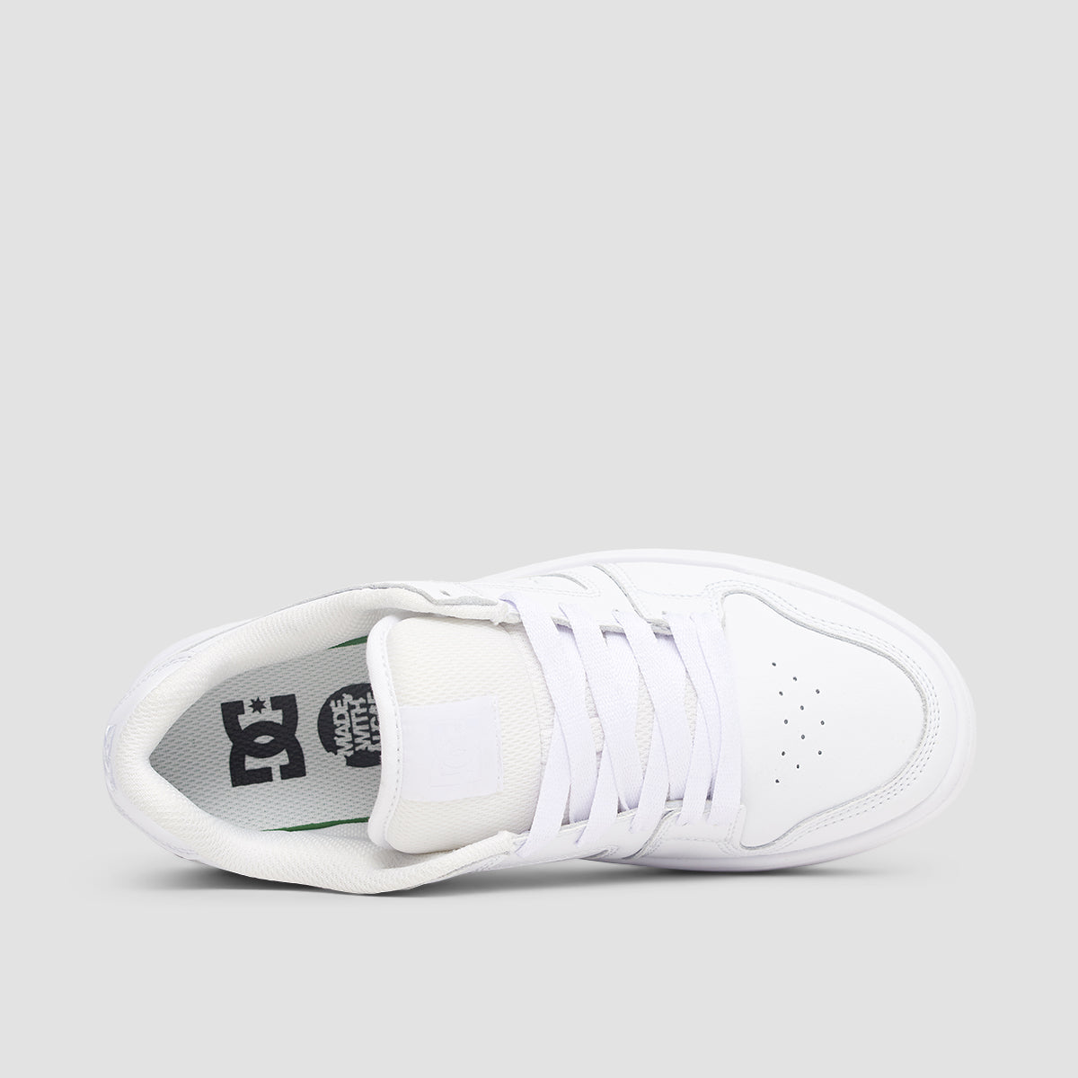 DC Manteca 4 Platform Shoes - White/White - Womens