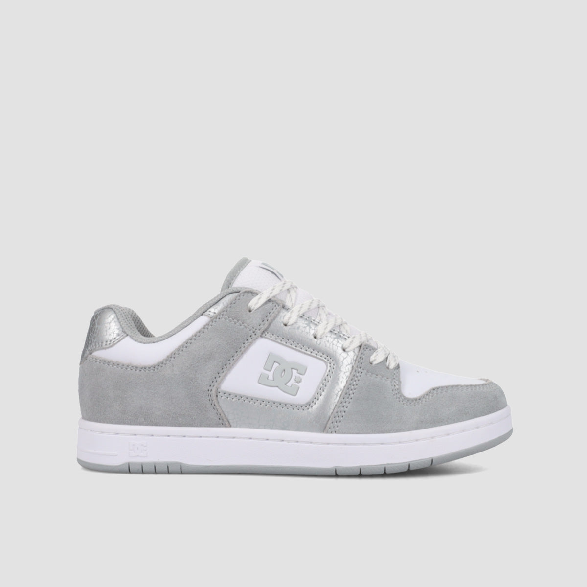 DC Manteca 4 Shoes - Grey/Grey/White - Womens