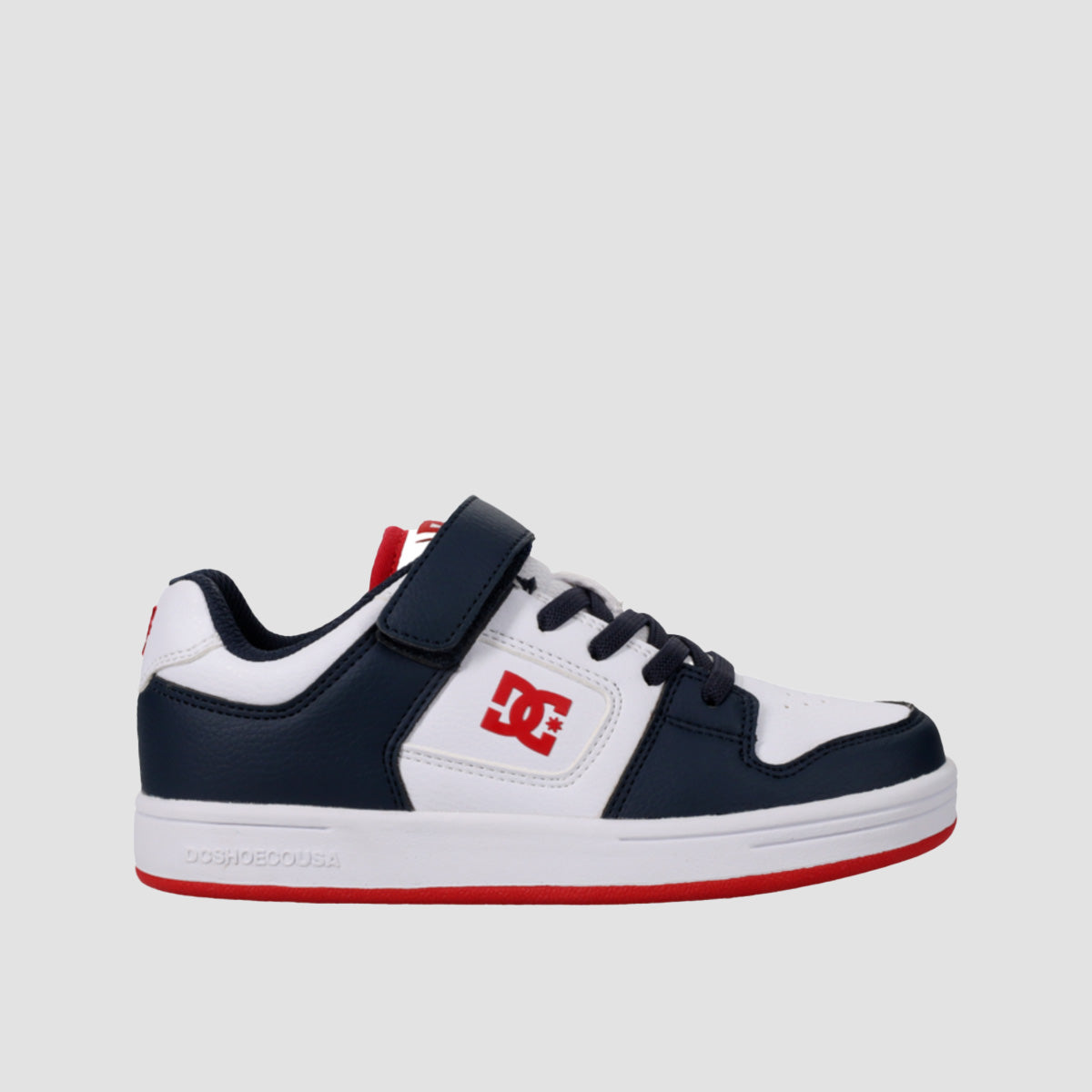 DC Manteca 4 V SN Shoes - White/Navy/Red - Kids