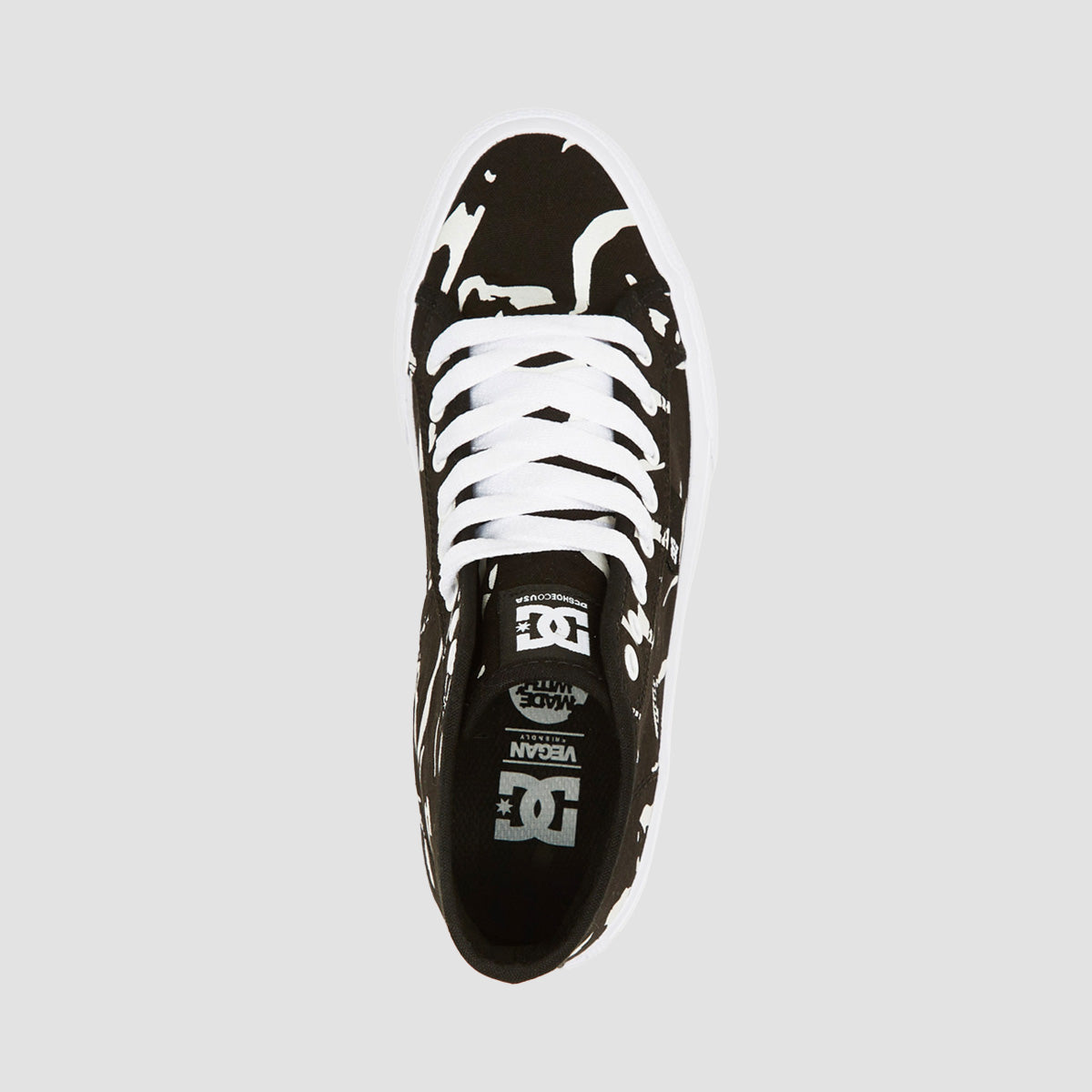 DC Manual Hi TX SE Shoes - Black/Print - Womens