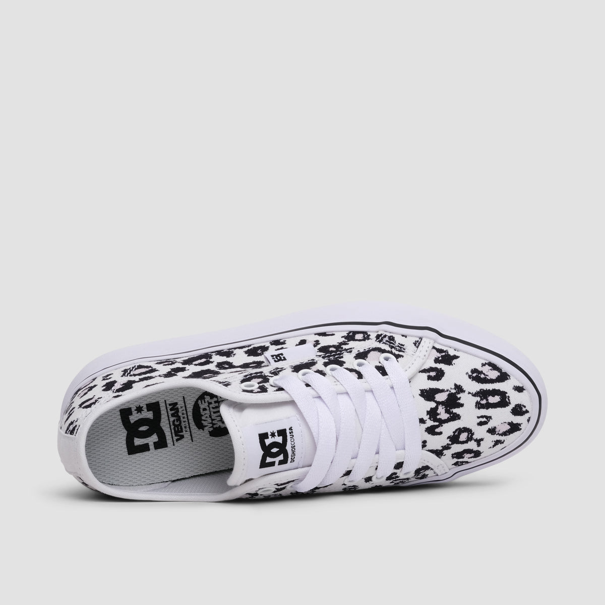 DC Manual Platform Shoes - Cheetah Print - Womens