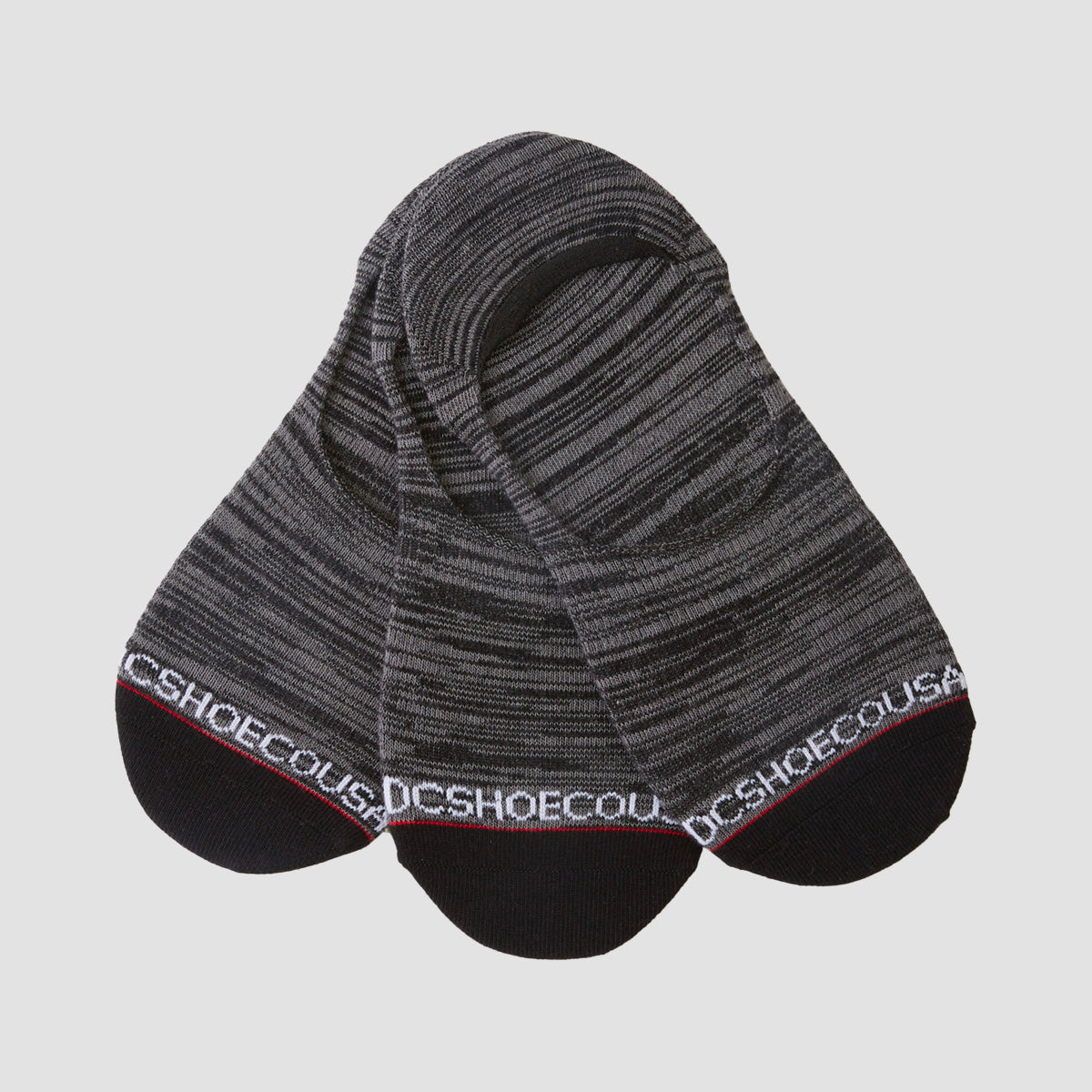 DC Marled Liner Socks 3 Pack Black