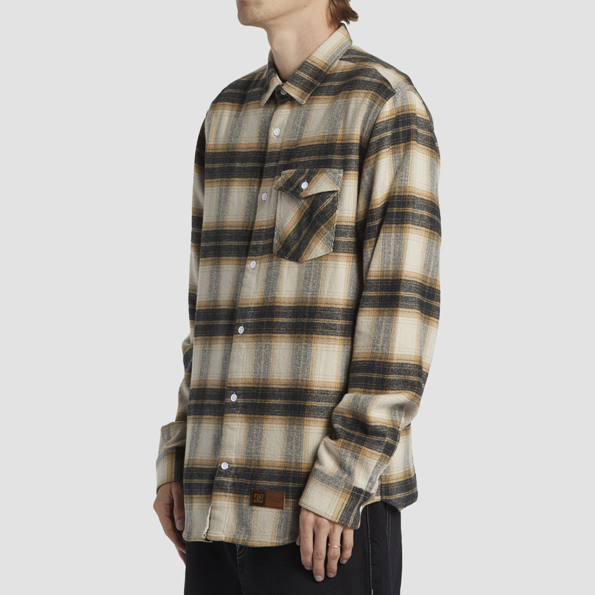 DC Marshal Longsleeve Shirt Silver Lining Plaid