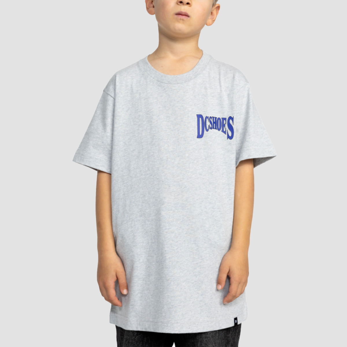 DC Members Only T-Shirt Light Heather Grey - Kids
