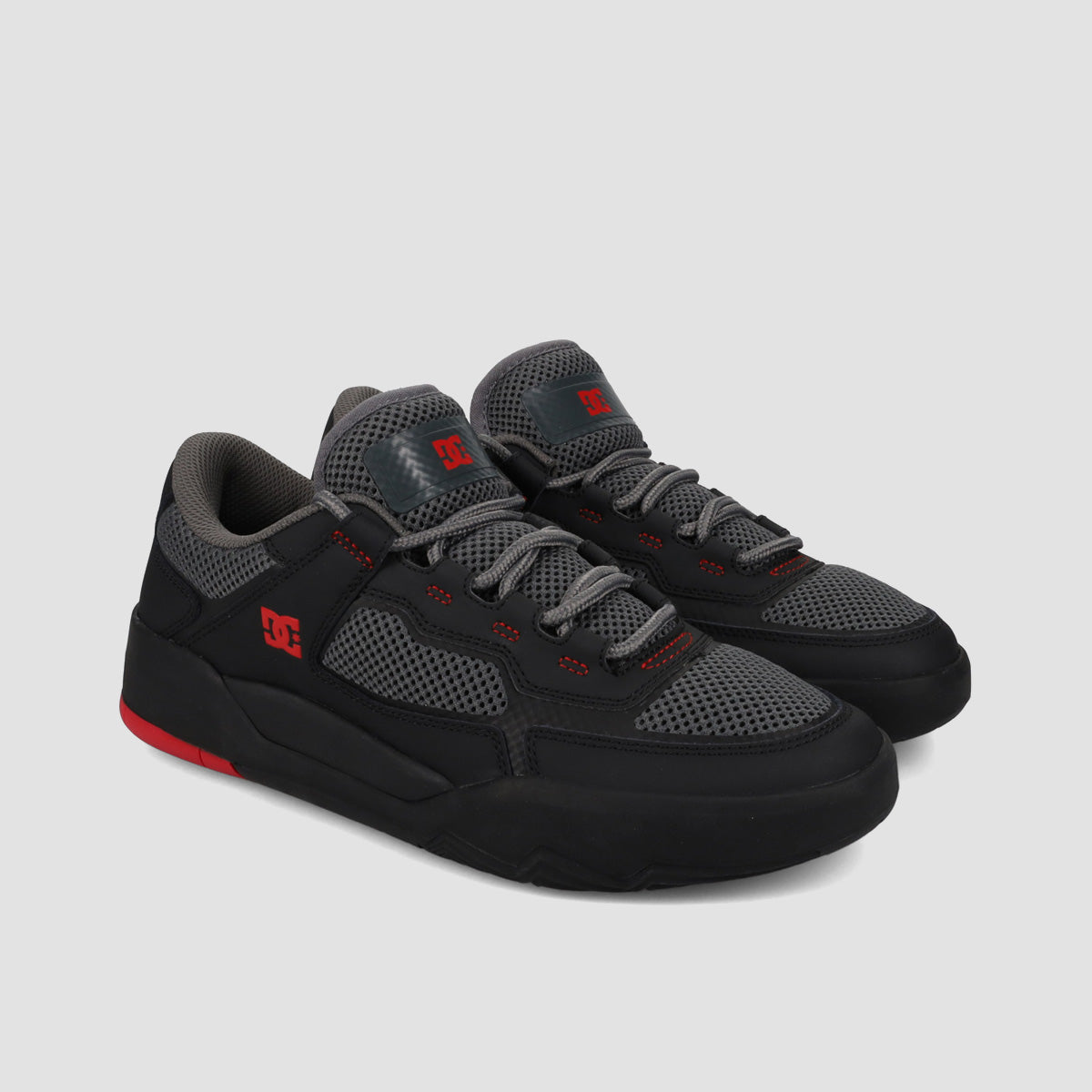 DC Metric Shoes - Grey/Grey/Red