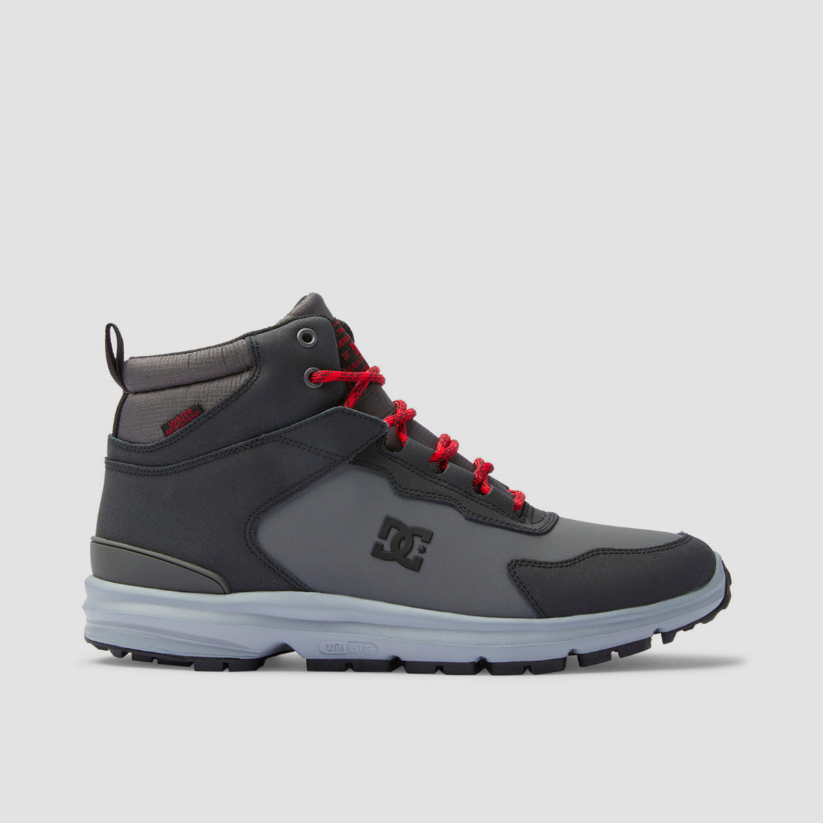 DC Mutiny WR Boots Grey/Black/Red