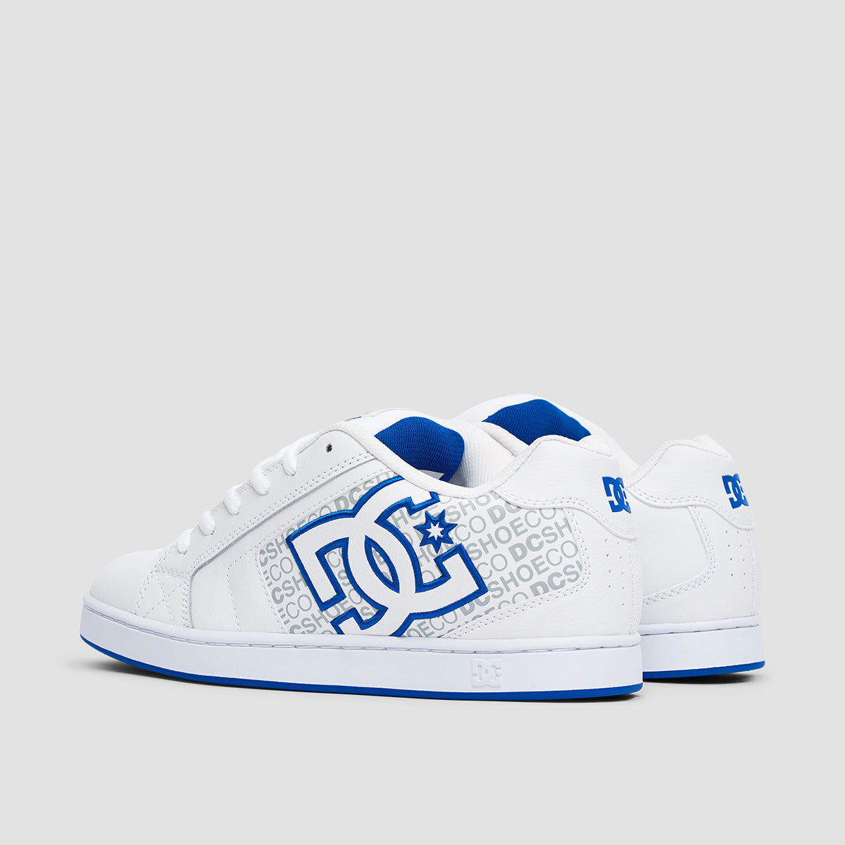 DC Net Shoes - White/Grey/Blue