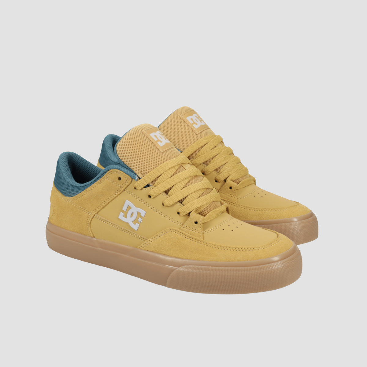 DC Onyx S Shoes - Tan/Teal/Gum