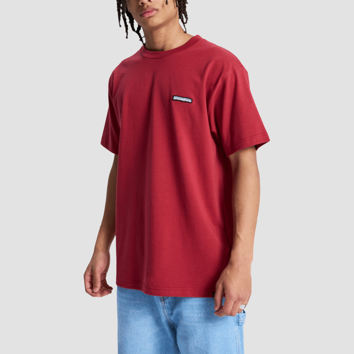 DC Patch It T-Shirt Brick Red