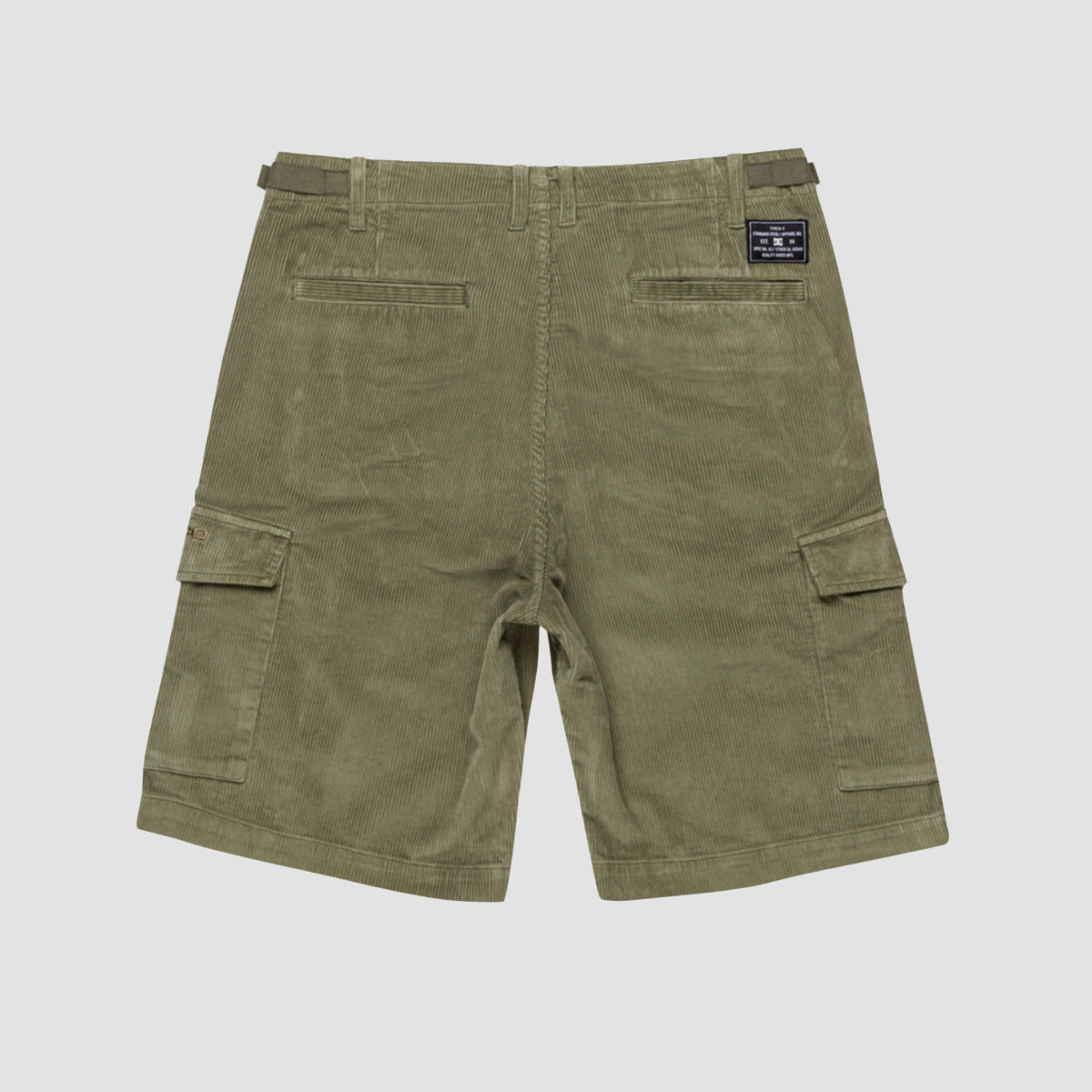 DC Pipeline Corduroy Cargo Shorts Deep Lichen Green