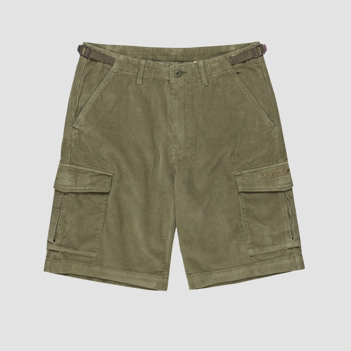 DC Pipeline Corduroy Cargo Shorts Deep Lichen Green