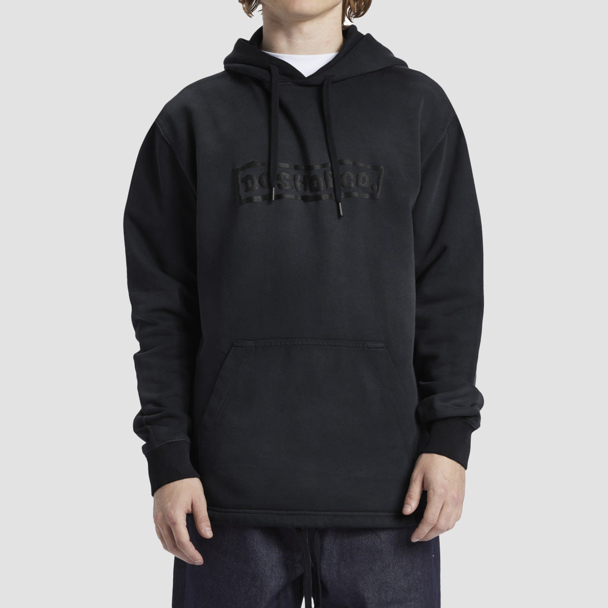 DC Plume Pullover Hoodie Black Vintage Wash