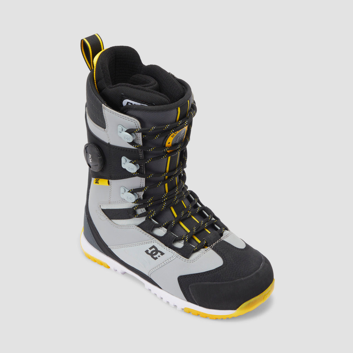 DC Premier Hybrid BOA Snowboard Boots Black/Grey/Yellow