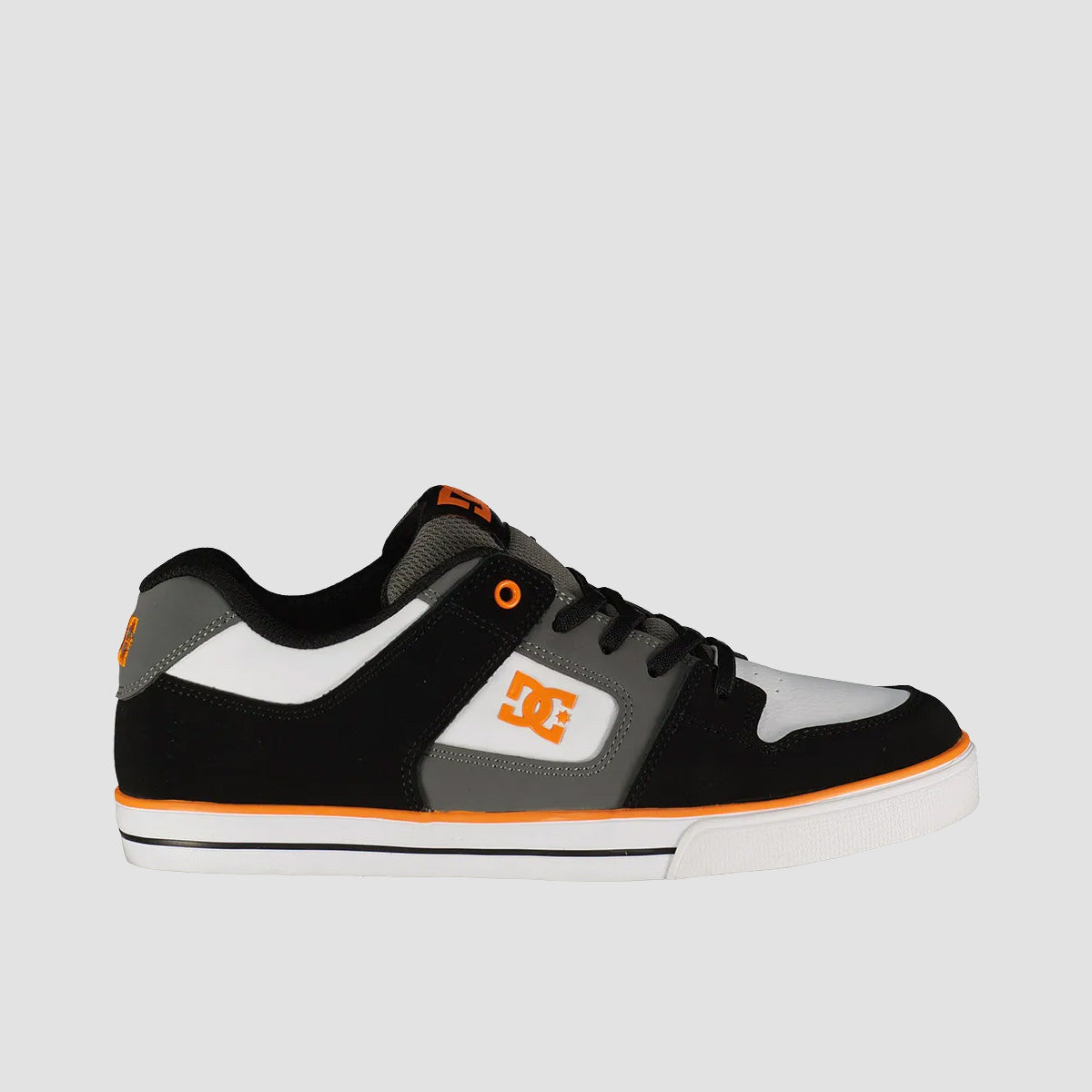 DC Pure Elastic Shoes - Grey/Black/White - Kids