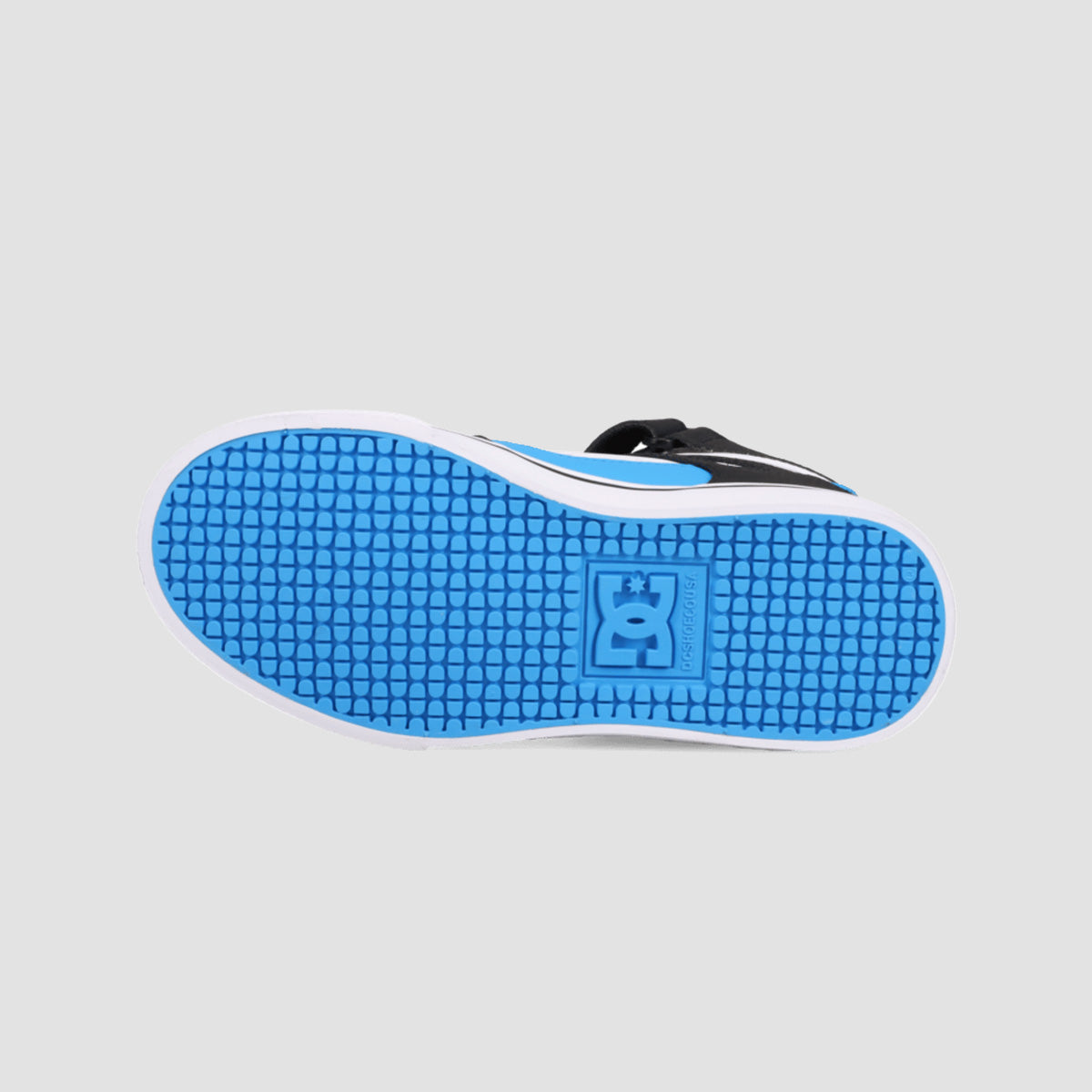 DC Pure Hi Top EV Shoes - Black/Blue/Lime - Kids