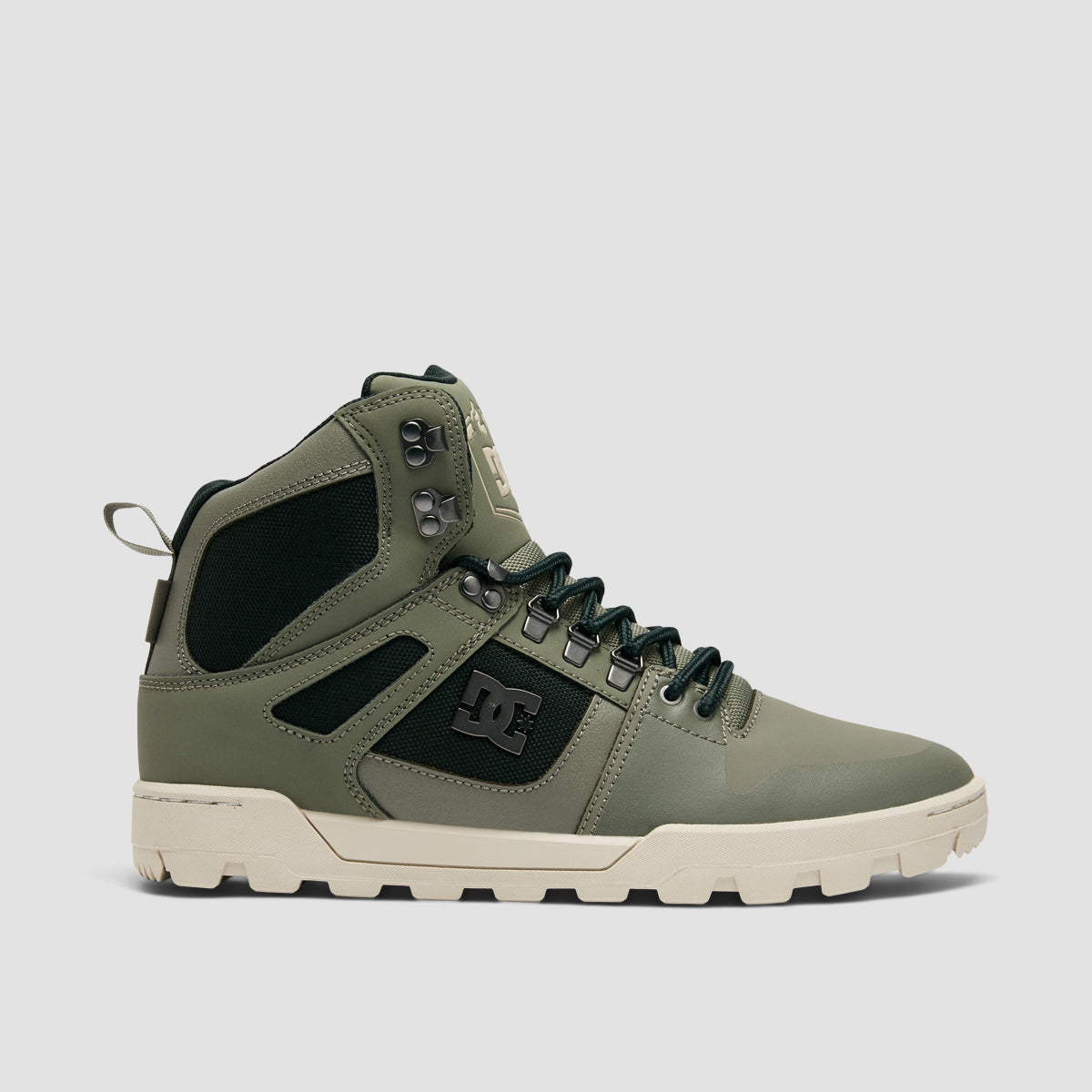 DC Pure High-Top WR Boots - Green/Black/White