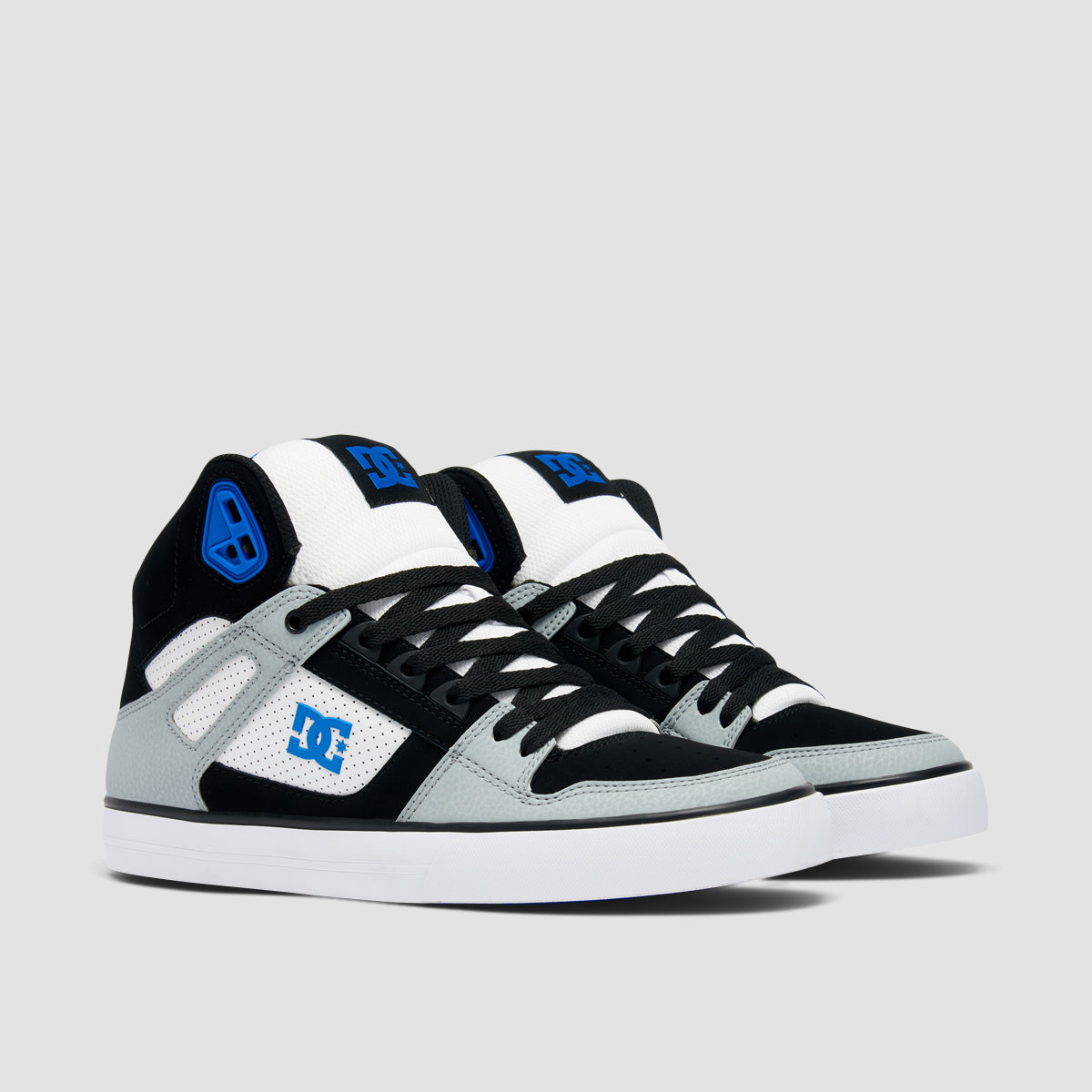 DC Pure HT WC High Top Shoes - Black/White/Blue