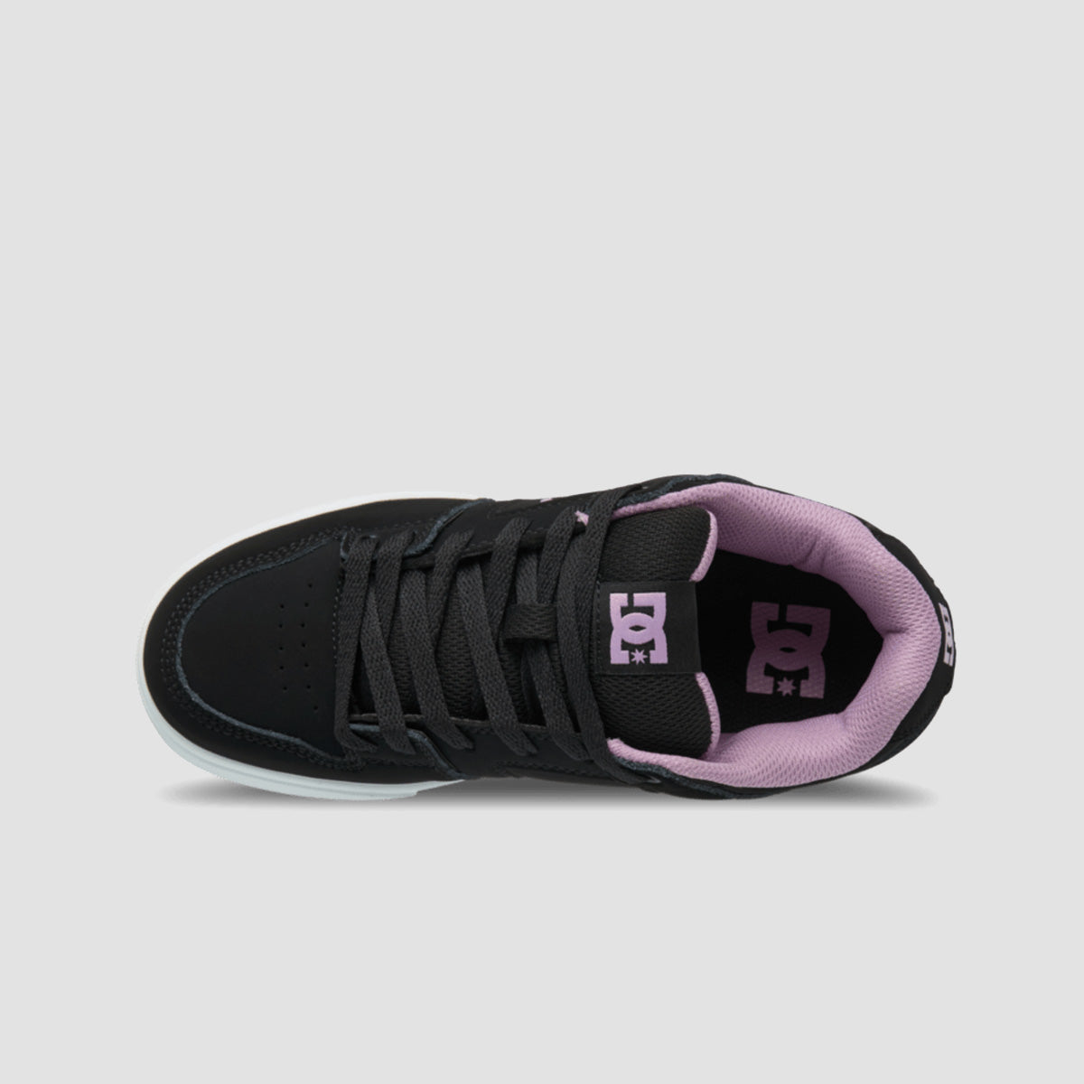 DC Pure Shoes - Black/Lavender - Womens