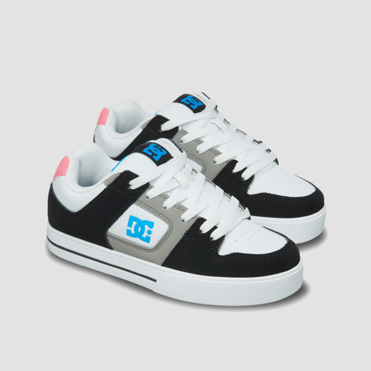 DC Pure Shoes - Black/Pink/Blue - Womens
