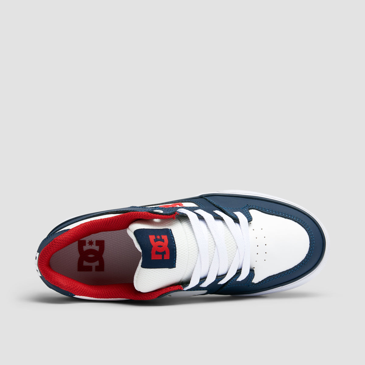 DC Pure Shoes - DC Navy/Athletic Red - Kids