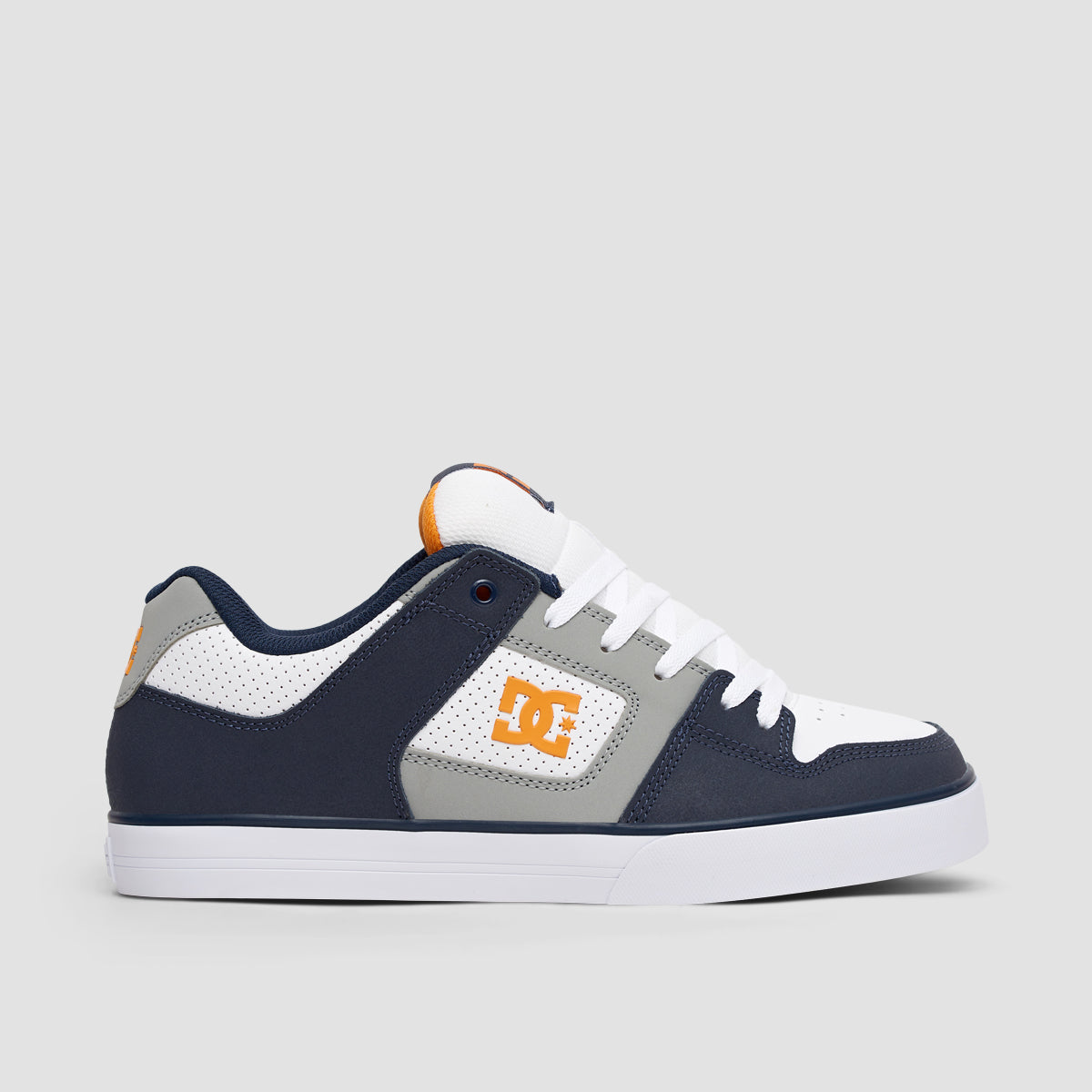 DC Pure Shoes - White/Grey/Blue