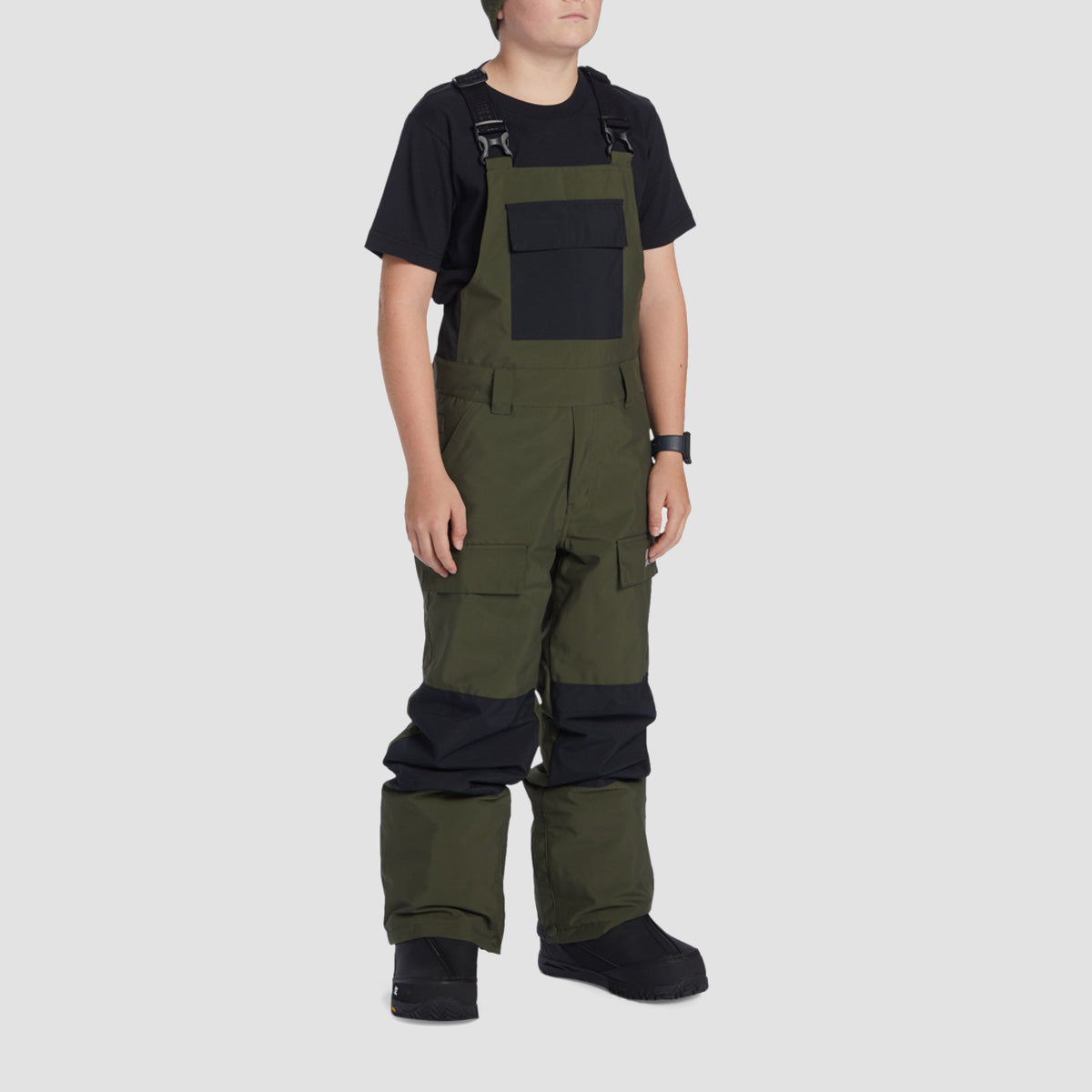 DC Roadblock Snow Bib Pants Deep Depths - Kids