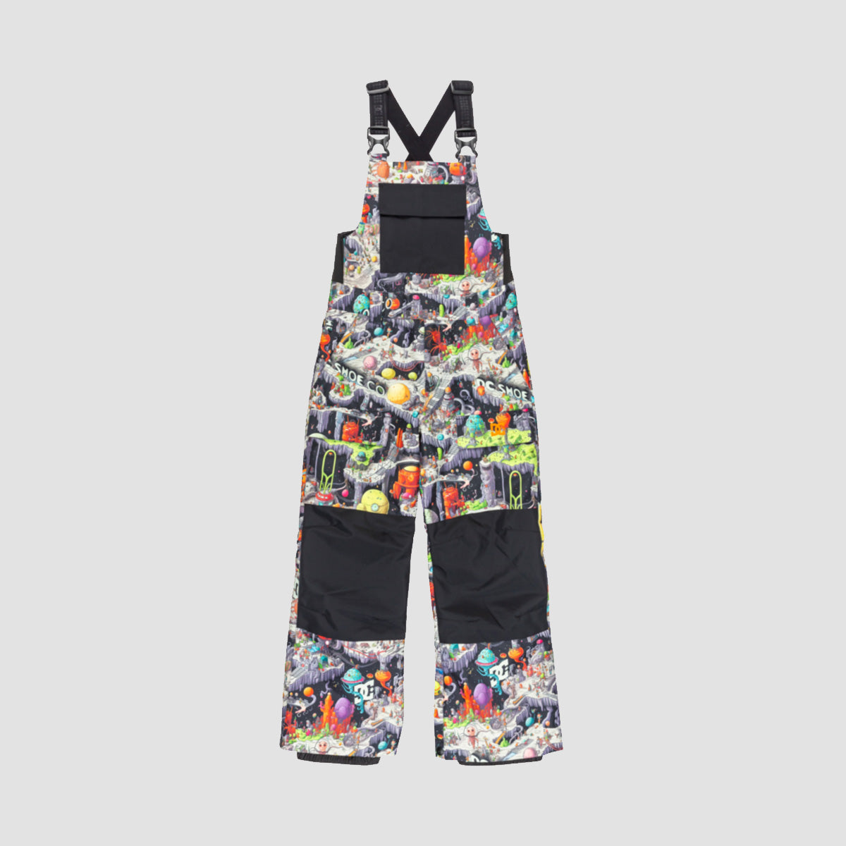 DC Roadblock Snow Bib Pants Outer World Black - Kids