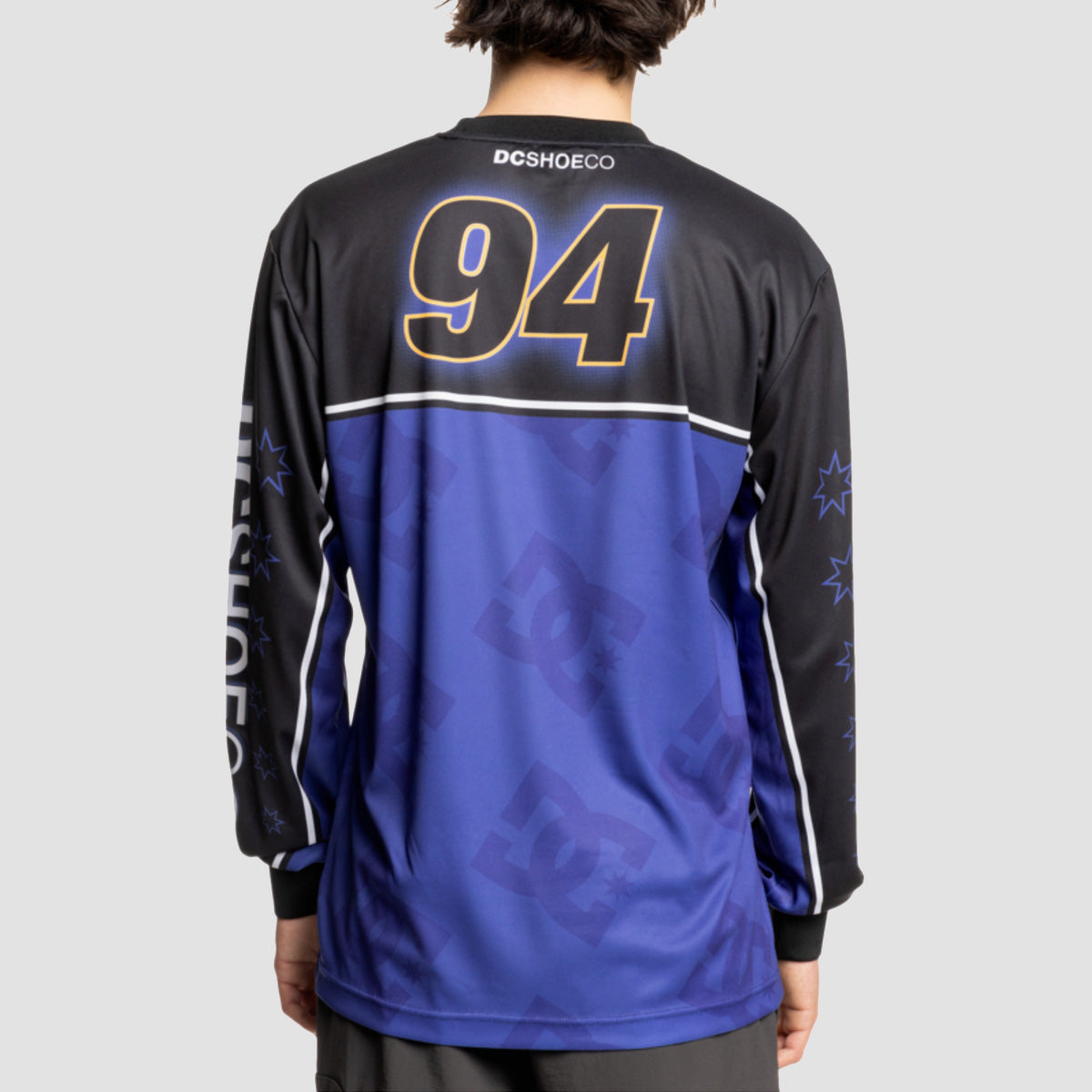 DC Rock It Longsleeve Moto T-Shirt Royal Blue