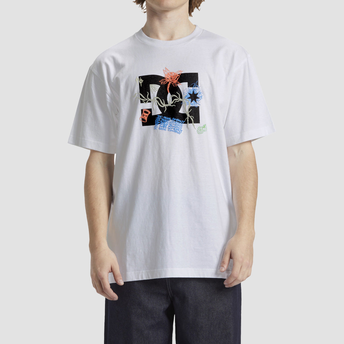 DC Scribble T-Shirt White