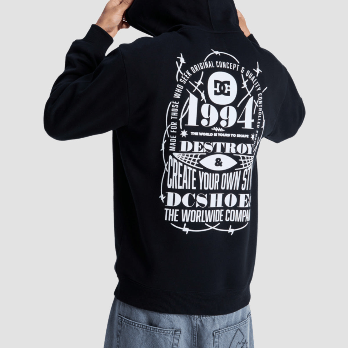 DC Shape Or Destroy Pullover Hoodie Black