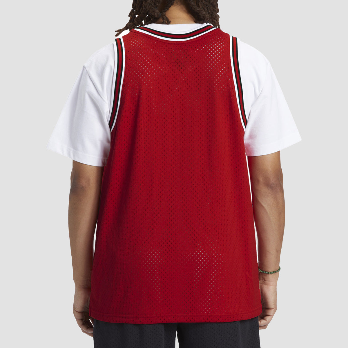 DC Shy Town Jersey Vest Racing Red