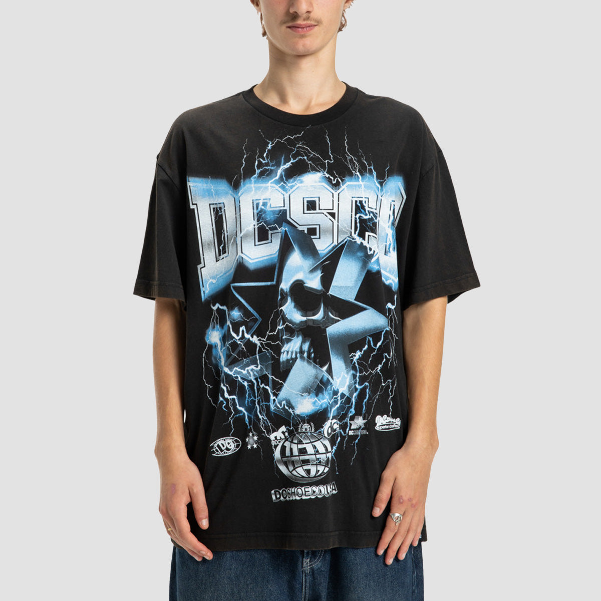DC Skull Shock T-Shirt Black