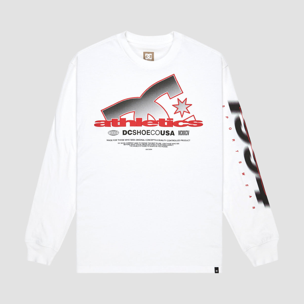 DC Slathletic Longsleeve T-Shirt White