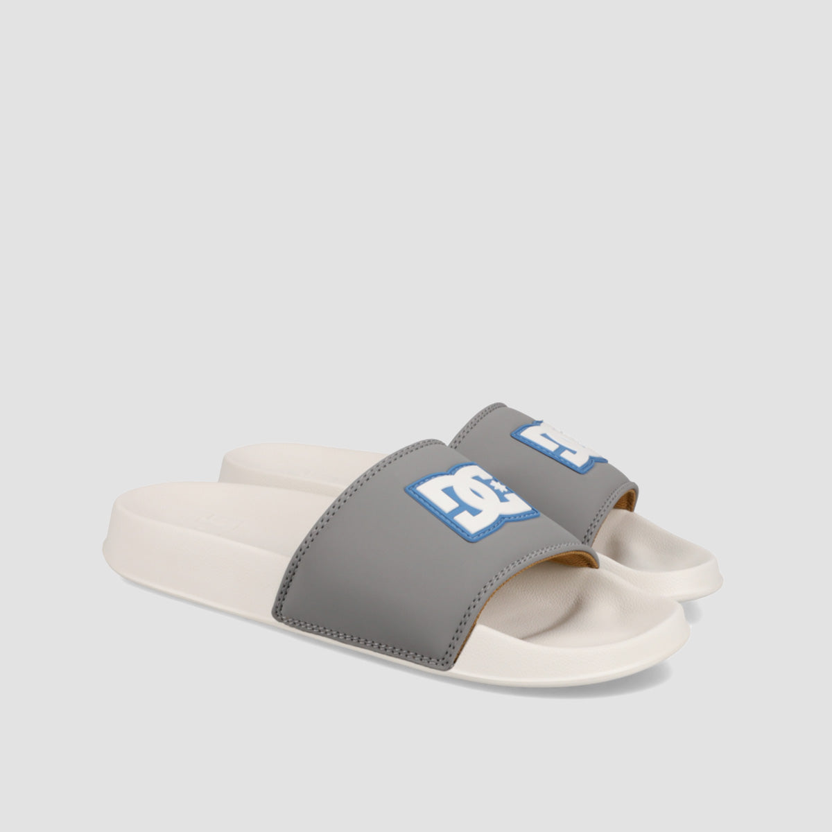 DC Slide SE Sandals - Off White/Placid Blue