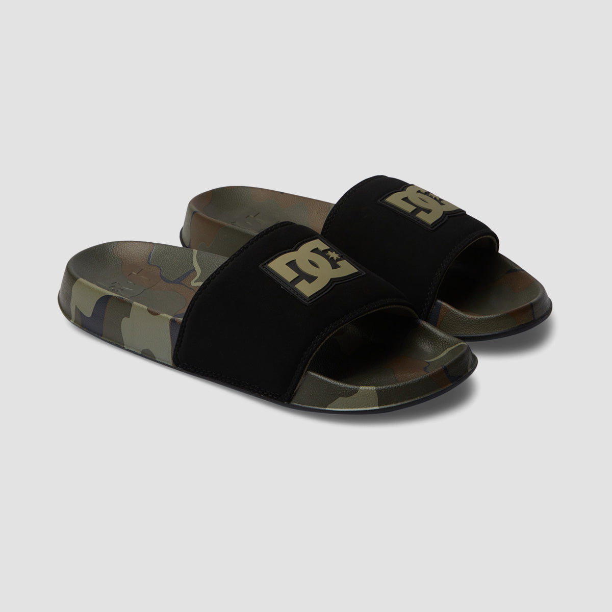 DC Slide SE Sandals - White/Black/Camo