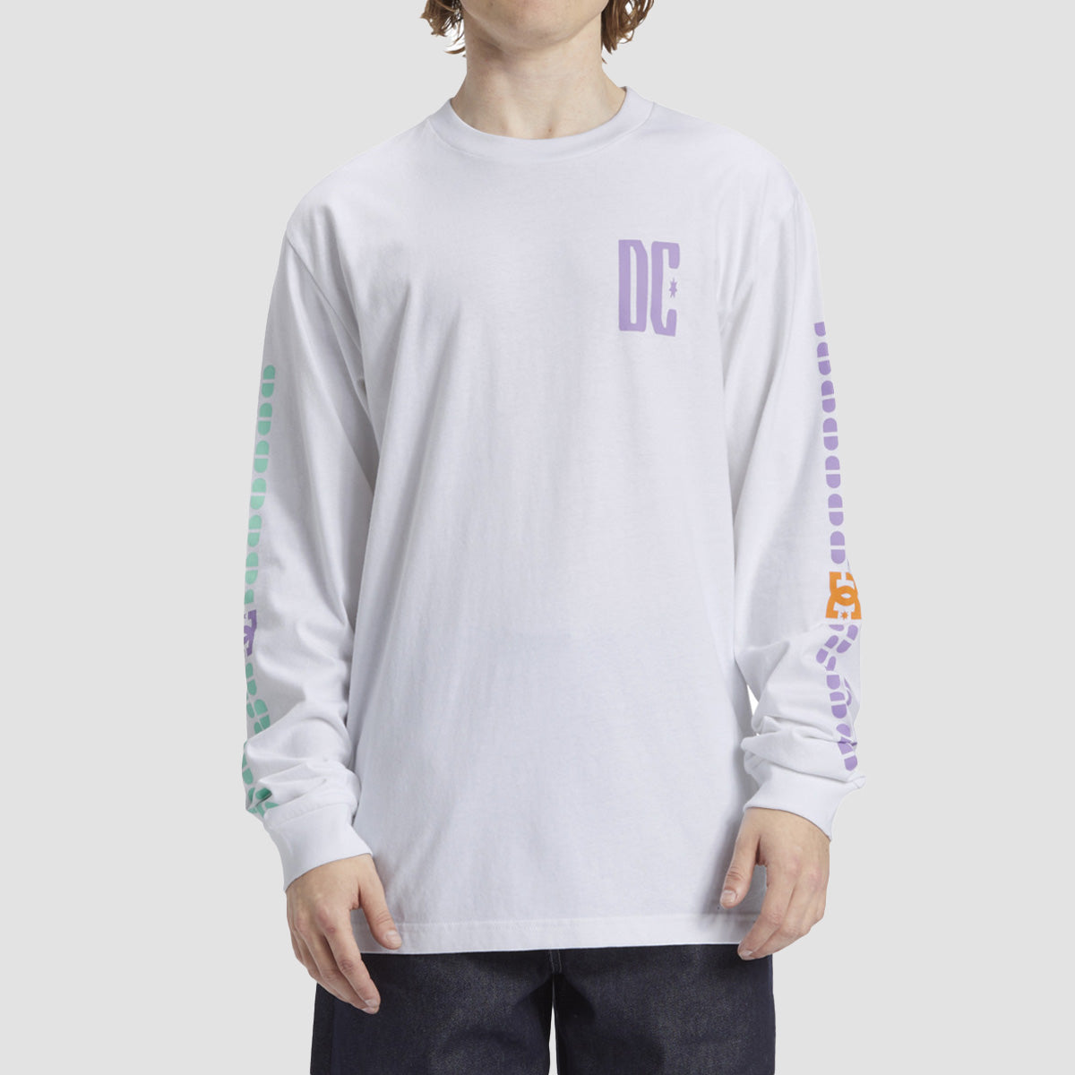 DC Sportster Longsleeve T-Shirt White