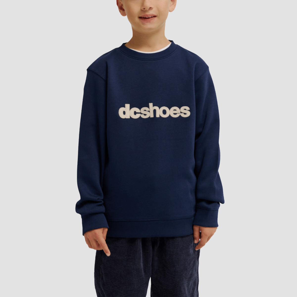 DC Spot Crew Sweatshirt Black Iris - Kids