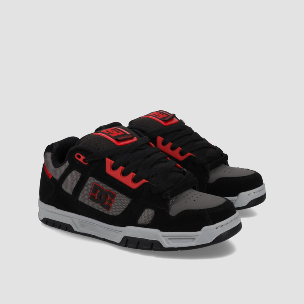 Foot Tag Dc DC Stag Shoes - Black/Black/Red