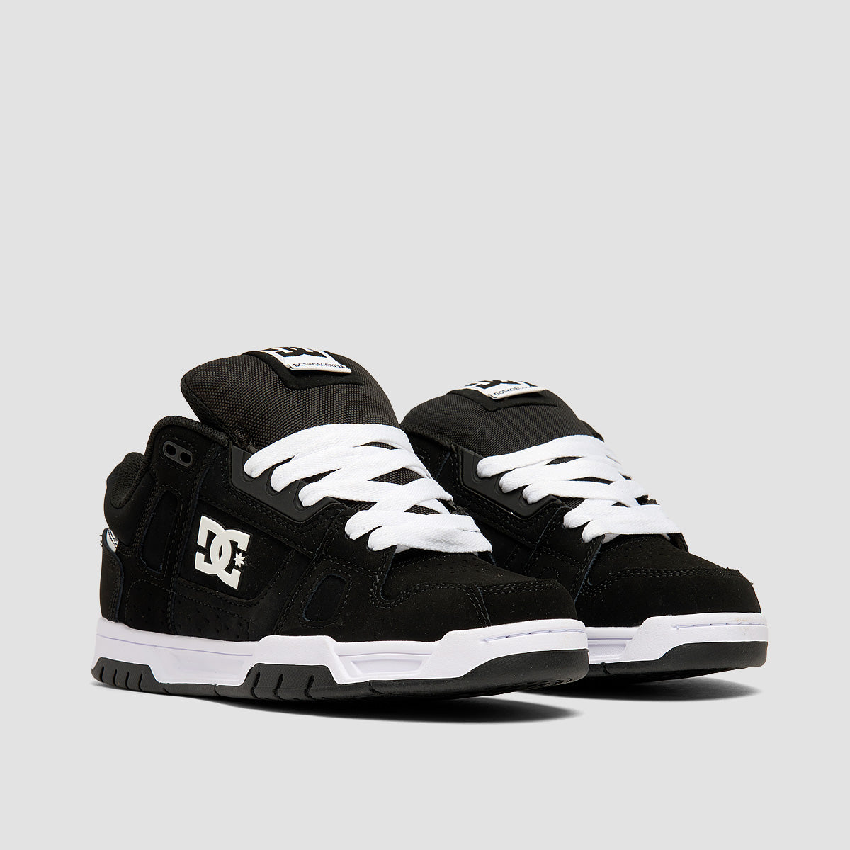 DC Stag Shoes - Black/Black/White
