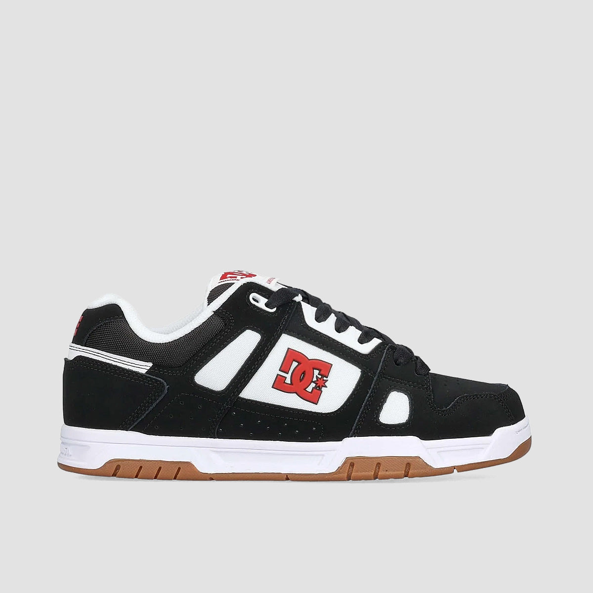 DC Stag Shoes - Black/White/Red