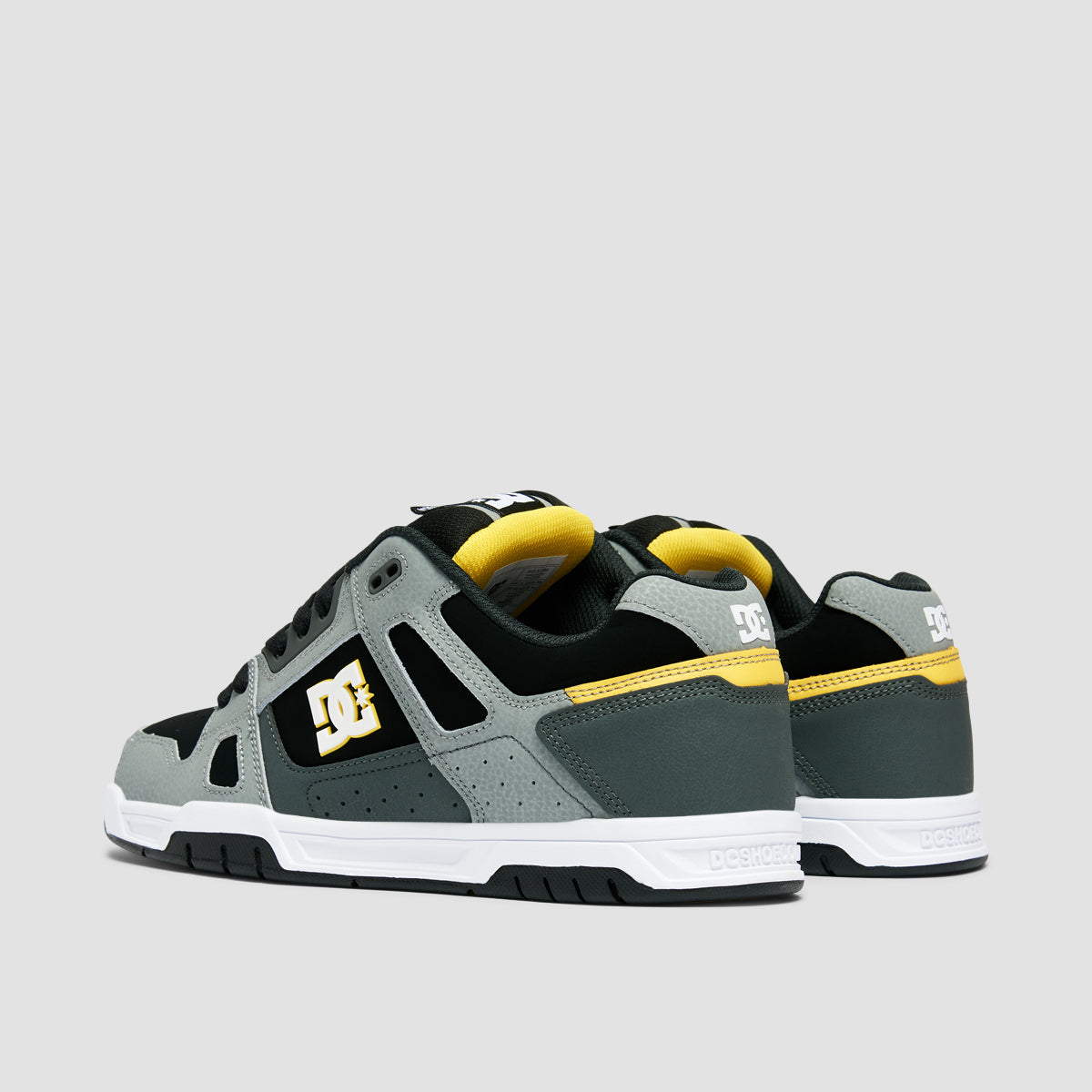 DC Stag Shoes - Grey/Yellow