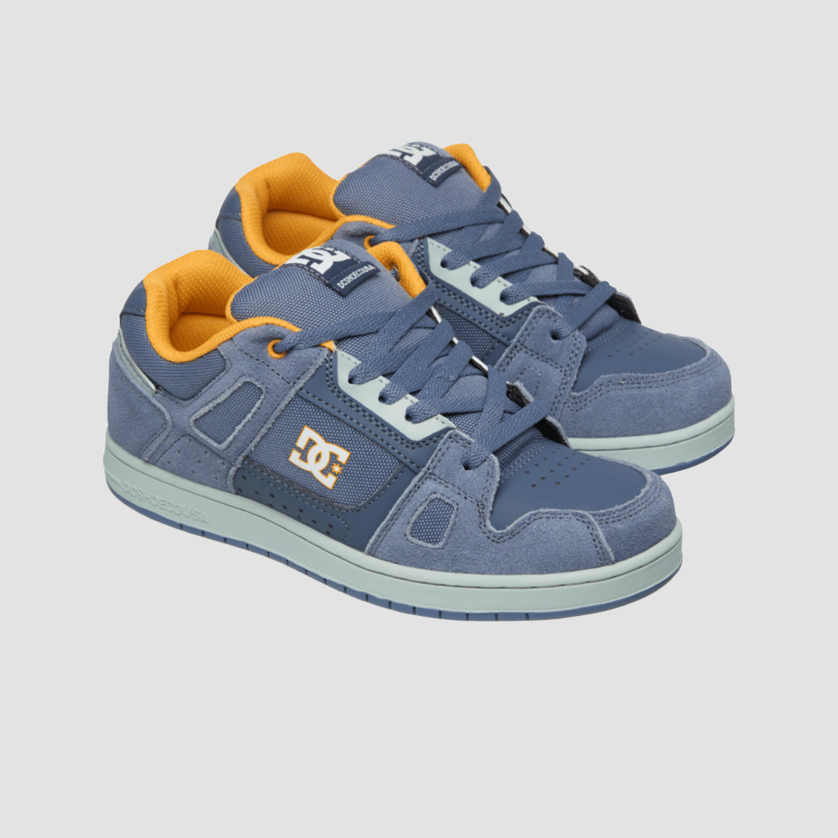 DC Stag Shoes - Navy/Grey/Orange - Kids