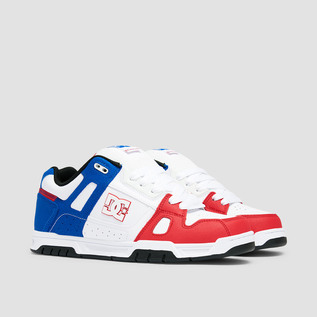 Blue red white fashion shoes