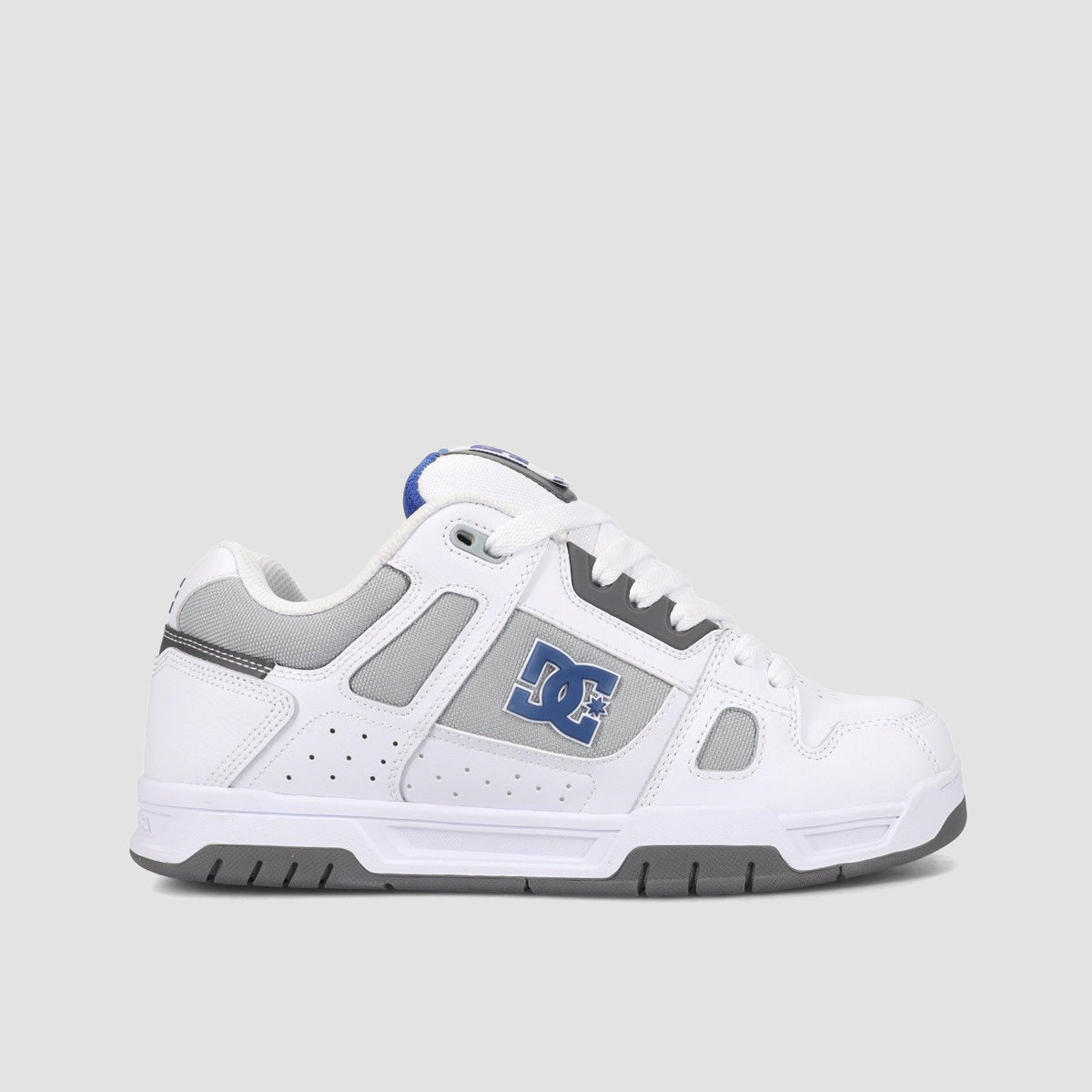 DC Stag Shoes - White/Blue/Grey
