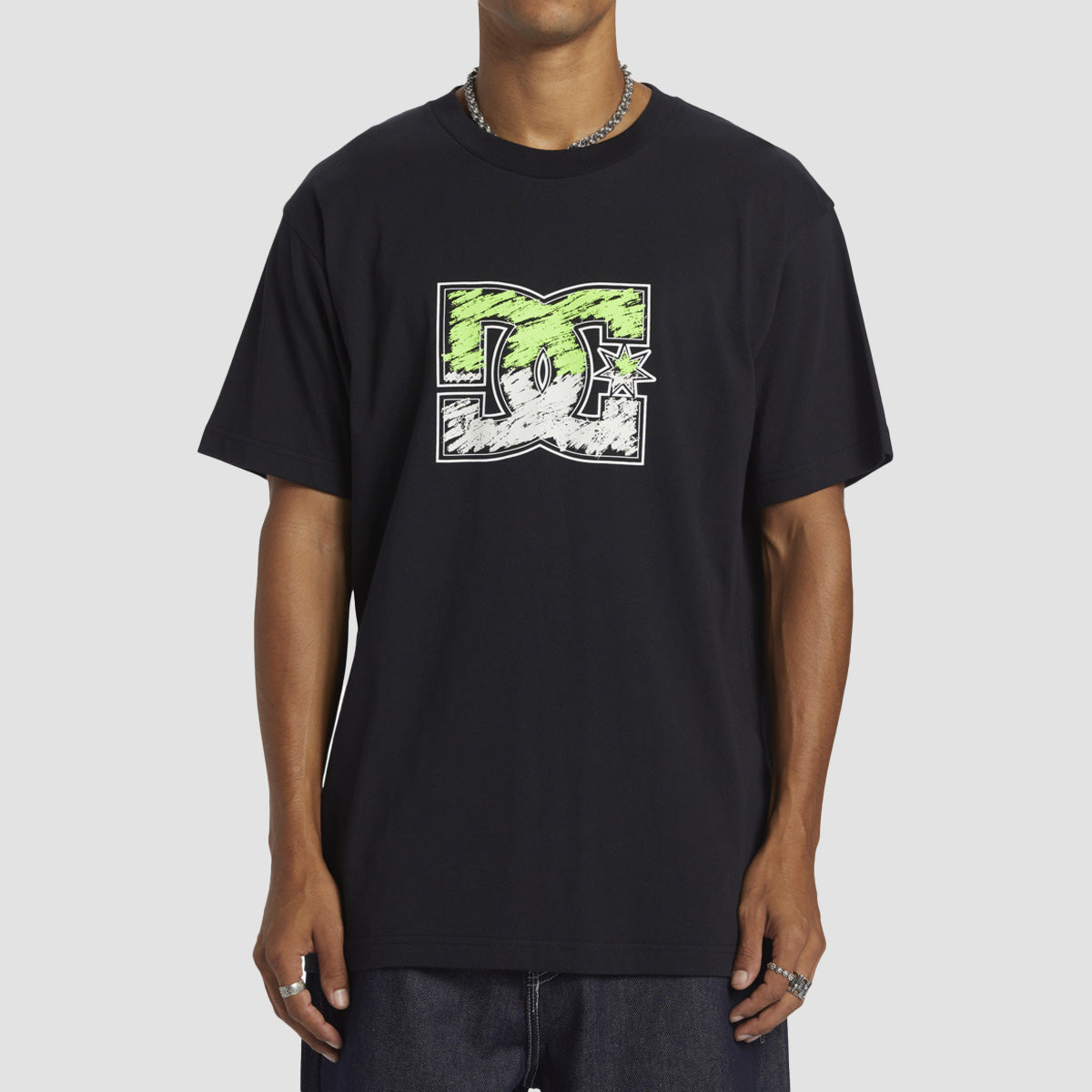 DC Star Inline T-Shirt Black